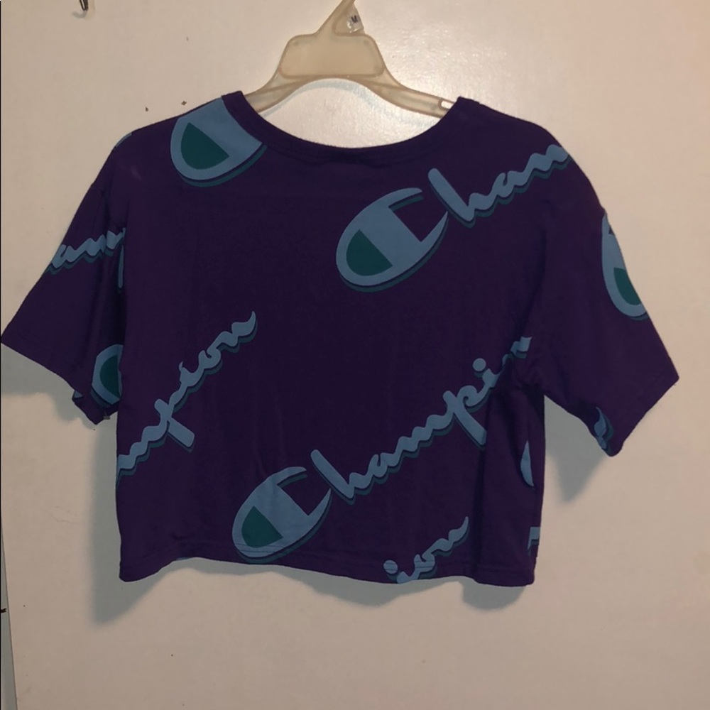 New without tags Champion Purple and Blue T-Shirt - Picture 6 of 7